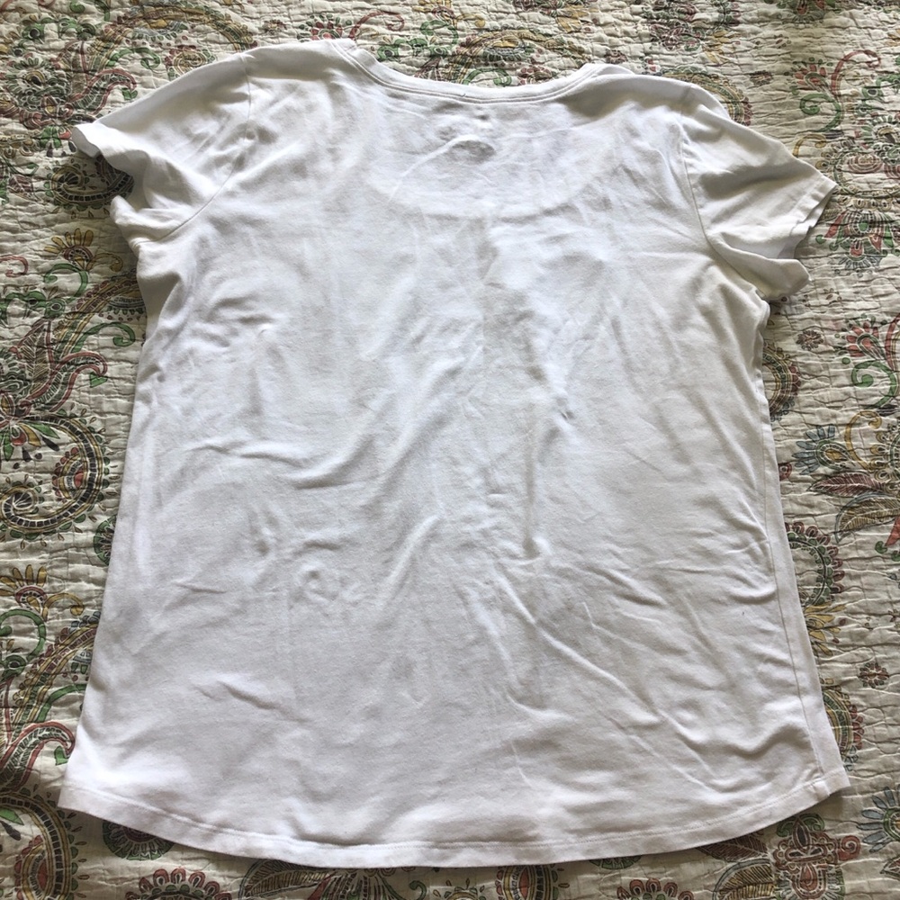 Upcycled Unique Apple Fruit Patch Cotton Basic Tee - image 5
